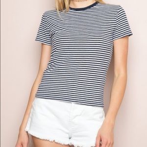 Brandy Melville stripe tee